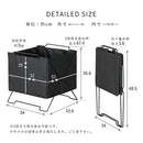 スタックバスケット スタックバスケット 布製 持ち手付き かご 収納ボックス 折り畳み 洗濯物 おもちゃ A4 KING JIM