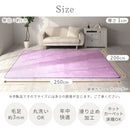 ラグマット〔200×250cm〕 ラグ ラグマット 3畳 カーペット 洗える 絨毯 おしゃれ 北欧 200×250 ウレタン 長方形 短毛 滑り止め オールシーズン 床暖房対応 リビング ぼん家具