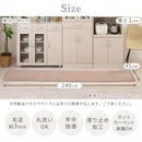 キッチンマット〔45×240cm〕 キッチンマット マット ラグ 240 台所マット キッチン 滑り止め ウレタン ワイド キッチンラグ 洗える 丸洗い 床暖房対応 敷物 台所 おしゃれ シンプル 無地 ぼん家具