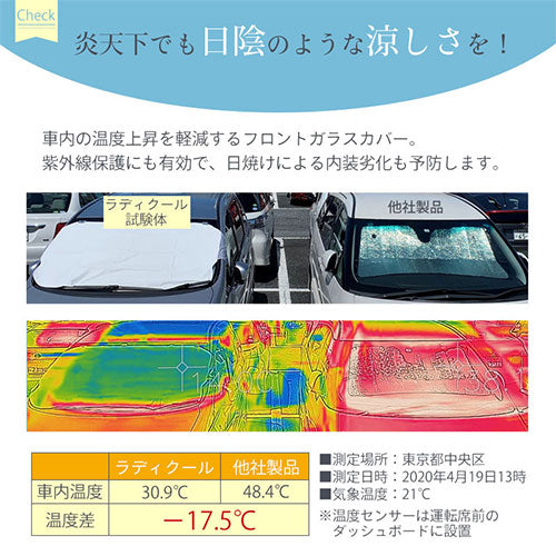 ラディクール　フロントガラスカバー〔Mサイズ〕