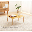 折り畳みちゃぶ台〔幅60cm〕 折りたたみテーブル 机 ちゃぶ台 幅60cm ローテーブル 座卓 おしゃれ パソコンデスク 作業机 ミニテーブル 木製 北欧 スリム コンパクト 頑丈 ぼん家具