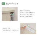 サイドテーブル〔オープン〕 サイドテーブル 木製 ベッドサイドテーブル ナイトテーブル おしゃれ オープンラック 北欧 スリム 収納 コンセント付き 木製 幅30 可動棚 ぼん家具