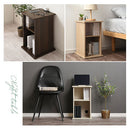 サイドテーブル〔オープン〕 サイドテーブル 木製 ベッドサイドテーブル ナイトテーブル おしゃれ オープンラック 北欧 スリム 収納 コンセント付き 木製 幅30 可動棚 ぼん家具