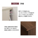 ゴミ箱付きサイドテーブル サイドテーブル ナイトテーブル 収納 ベッドサイドテーブル 棚 引き出し付き ゴミ箱 14L コンセント付き おしゃれ サイドチェスト 棚 スリム 木製 ぼん家具