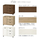 キャスター付きマルチキャビネット チェスト キャスター付き 3段 キャビネット 衣類収納 テレビ台 A4 木製 リビング 北欧 ぼん家具