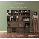 ディスプレイラック ディスプレイラック フラップチェスト 本棚 扉付き コミックラック 収納 おしゃれ 木製 ブックシェルフ スリム A4 雑誌 漫画 省スペース 北欧 ぼん家具