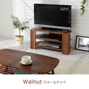[ 幅80cm ] コンパクトテレビ台 テレビ台 ローボード テレビボード 壁寄せ tv台 32型 おしゃれ 木製 コーナー対応 角置き 幅80 棚 ラック コンパクト 北欧 リビング収納 ぼん家具