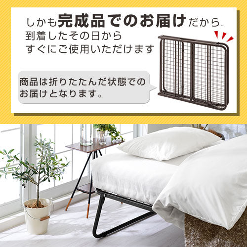 折りたたみメッシュベッド〔シングル〕