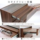 ガラスコレクションケース付チェスト チェスト 5段 脚付き ガラス天板 タンス 衣類収納 アクセサリー ディスプレイ 木目調  ぼん家具