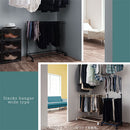 スラックスハンガー〔1段ワイド〕 ハンガーラック スラックスハンガー キャスター付き 約 かけ幅27cm 高さ 伸縮 1段 スラックス ハンガー ラック ズボン スラックス掛け スラックス収納 ぼん家具