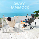 スタンド式3WAYハンモック ハンモック 自立式 3way 室内 室外 折りたたみ キャンプ アウトドア おしゃれ ビーチ ガーデン 庭 スチール ハンガーラック 軽量 ぼん家具