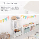 オープンラック オープンラック 3段  組立簡単 収納棚 薄型 シェルフ 隙間収納 木目調 サイドラック A4 ぼん家具