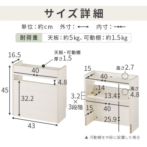 ルーター収納ボックス〔小〕