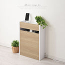 ルーター収納ボックス〔大〕 ルーターボックス 可動棚 ケーブル 電源タップ 収納 薄型 木目調 リビング ぼん家具