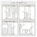 キャスター付き収納ラック 本棚 キャスター付き 3段 可動棚 ラック 収納棚 スリム 漫画 木目調 隙間収納 ぼん家具