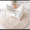 フリーテーブル サイドテーブル 昇降式テーブル 折りたたみ ソファーテーブル おしゃれ 机 作業台 ベッドテーブル 北欧 pcデスク 軽量 スリム 角度 高さ調節 ぼん家具