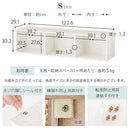 カラーボックス 3段 横置きタイプ カラーボックス 横置き 3段 積み重ね 縦置き A4サイズ 対応 ぼん家具