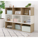 カラーボックス 3段 横置きタイプ カラーボックス 横置き 3段 積み重ね 縦置き A4サイズ 対応 ぼん家具