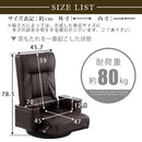 木肘付回転座椅子 座椅子 おしゃれ リクライニングチェア 座敷椅子 折りたたみ 回転式座椅子 肘掛け付き 収納 コンパクト 一人用 ハイバック レバー式座椅子 ぼん家具