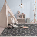 ベニワレン風シャギーラグ〔190×190cm〕 ラグ ラグマット カーペット ベニワレン モロッカン柄 約 190×190cm 洗える 床暖房対応 滑り止め付 ダイヤ柄 シャギー かわいい インテリア アイボリー グレー ぼん家具