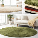 ラグマット〔丸型直径185cm〕 ラグマット 洗える 円形 ラグカーペット カーペット シャギーラグ 絨毯 北欧 おしゃれ 厚手 滑り止め 185×185cm カーペット ラグ 丸い 敷物 マット ぼん家具