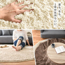 ラグマット〔丸型直径185cm〕 ラグマット 洗える 円形 ラグカーペット カーペット シャギーラグ 絨毯 北欧 おしゃれ 厚手 滑り止め 185×185cm カーペット ラグ 丸い 敷物 マット ぼん家具