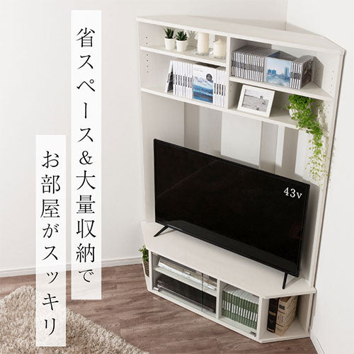 [ 幅120cm ] コーナーテレビ台