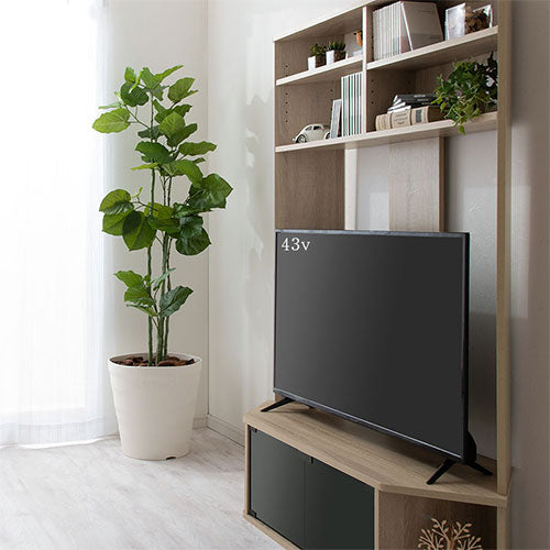 [ 幅120cm ] コーナーテレビ台