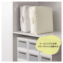 クッションになる布団収納ケース 布団収納 クッション 布団収納袋 シングル おしゃれ 取っ手付き 収納ケース 持ち運び 寝具 洗える 布団入れ 布団収納ケース ファスナー ファブリック ぼん家具