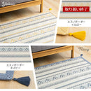 コットンラグ〔185×240cm〕 ラグ ラグマット 洗える 185×240 コットンラグ 北欧 カーペット ウレタン コットン 絨毯 滑り止め 自宅 洗濯可 床暖房対応 ジャガード織 ぼん家具