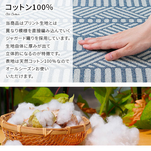 【今だけ400円OFF】コットンラグ〔185×240cm〕