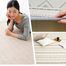 コットンラグ〔185×240cm〕 ラグ ラグマット 洗える 185×240 コットンラグ 北欧 カーペット ウレタン コットン 絨毯 滑り止め 自宅 洗濯可 床暖房対応 ジャガード織 ぼん家具