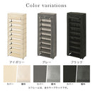 シューズラック シューズラック 靴箱 下駄箱 スリム シューズボックス 幅65 奥行30cm 縦長 カバー付き 省スペース 9段 大容量 大型 大量収納 軽量 ブーツ 目隠し ぼん家具