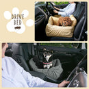 ペット用ドライブベッド〔Mサイズ〕 ドライブベッド 犬 ドライブボックス ペット用 ドライブシート イヌ 猫 車用 ペットベッド クッション ポケット 滑り止め付き 助手席 後部座席 ぼん家具