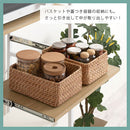 スライド棚付きゴミ箱上ラック〔幅60cm〕 ゴミ箱上ラック スライド棚 4段 可動棚 コンセント付き レンジ台 キッチン 収納 ぼん家具