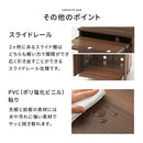 パソコンキャビネット FAX台 プリンター台 木製 キャビネット ファックス台 ルーター収納 PC デスク スライド棚 電話台 収納棚 サイドボード サイドテーブル 作業台 おしゃれ ぼん家具