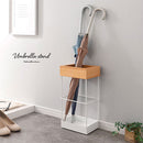 アンブレラスタンド 傘立て スリム かさ立て 木製 おしゃれ スチール 幅23 奥行16 高44 長方形 角型 レインラック コンパクト アンブレラスタンド 玄関収納 一人暮らし ぼん家具