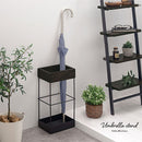 アンブレラスタンド 傘立て スリム かさ立て 木製 おしゃれ スチール 幅23 奥行16 高44 長方形 角型 レインラック コンパクト アンブレラスタンド 玄関収納 一人暮らし ぼん家具