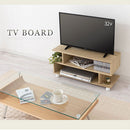 [ 幅80cm ] キャスター付きテレビ台 テレビ台 ローボード キャスター付き ラック 2段 S型 テレビボード キャスター TV台 木製 おしゃれ 収納 24型 32型 テレビ 台 S字ラック ロータイプ ぼん家具