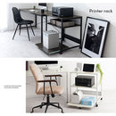 プリンターラック プリンター台 デスクワゴン プリンターラック おしゃれ キャスター 幅60 3段 オープンラック A4 収納 スライド棚 可動棚 オフィス ファイル ぼん家具