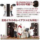 スリムワゴン 引き出し棚〔CD収納タイプ〕 壁面収納 おしゃれ 収納棚 本棚 書棚 収納ラック 可動棚 大容量 スリム 壁面 CDラック DVDラック キャスター付き 日本製 ぼん家具