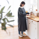 スモックエプロン エプロン おしゃれ 割烹着 エプロンワンピース スモック 長袖 袖付き ロング レディース かわいい 大きいサイズ 羽織 抗菌防臭加工 保育士 ぼん家具