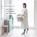 スモックエプロン エプロン おしゃれ 割烹着 エプロンワンピース スモック 長袖 袖付き ロング レディース かわいい 大きいサイズ 羽織 抗菌防臭加工 保育士 ぼん家具