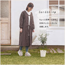 スモックエプロン エプロン おしゃれ 割烹着 エプロンワンピース スモック 長袖 袖付き ロング レディース かわいい 大きいサイズ 羽織 抗菌防臭加工 保育士 ぼん家具