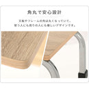 ベッドテーブル ショート 幅48cm×奥行35cm サイドテーブル 昇降 移動式 ナイトテーブル キャスター付き 収納ポケット 昇降テーブル 棚付き ベッドテーブル 介護 ベッドサイドテーブル 高さ調整 ぼん家具