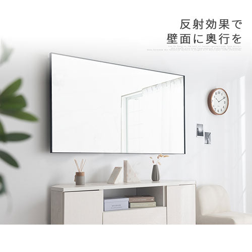 ミラー/大盤鏡 黒 【対面渡し】家具