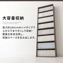 ハイタイプ本棚〔幅60cm〕 本棚 ハイタイプ 8段 可動棚 薄型 収納棚 木目調 ラック コミック 漫画 大容量 ぼん家具