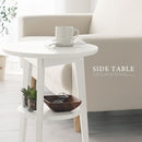 木製サイドテーブル ベッド サイドテーブル ミニ 木製 北欧 サイド ソファ ソファー テーブル 円形 丸型 机 コンパクト ミニテーブル 丸テーブル スリム おしゃれ 収納 丸 ミニ机 ぼん家具
