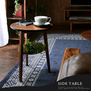 木製サイドテーブル ベッド サイドテーブル ミニ 木製 北欧 サイド ソファ ソファー テーブル 円形 丸型 机 コンパクト ミニテーブル 丸テーブル スリム おしゃれ 収納 丸 ミニ机 ぼん家具