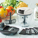 マルチハンディチョッパー フードプロセッサー スライサー 手動 みじん切り チョッパー フードカッター ミキサー 便利グッズ キッチン 大きめ トフィー LADONNA Toffy Toffy